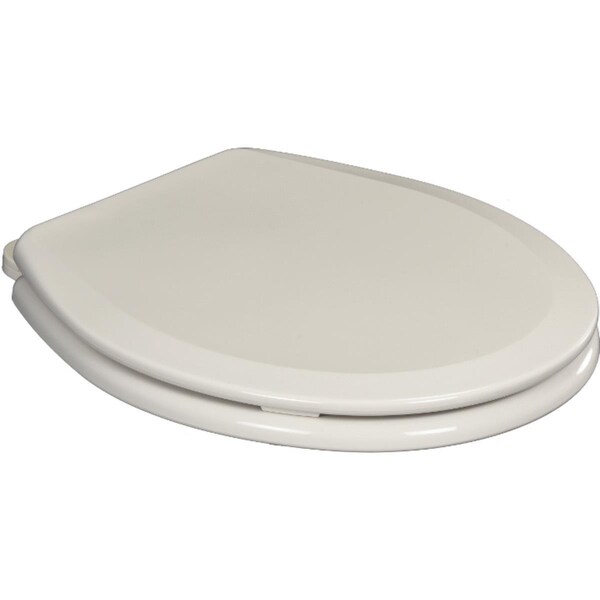 Centoco Manufacturing MP900SC-001 Elong Wood with Safe Close White Mansfield Premium Toilet Seat MP900SC-001 - main